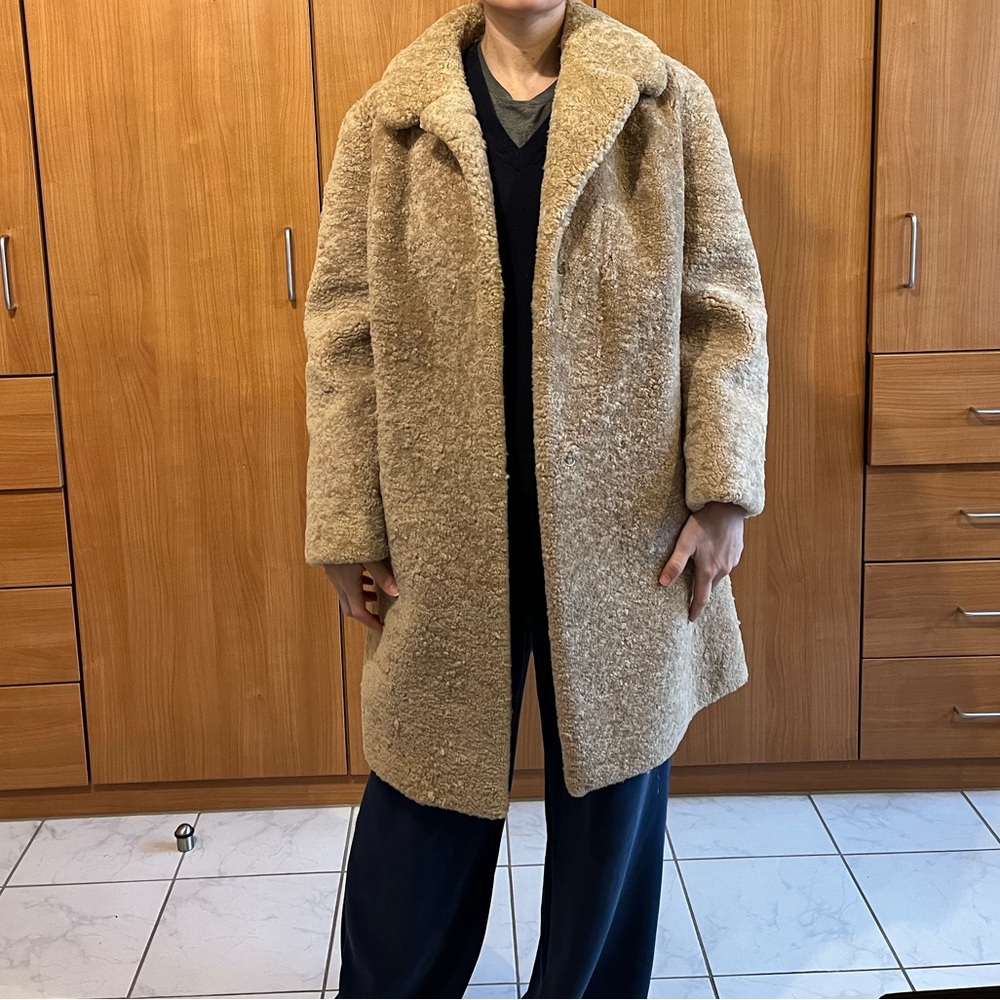 Custom made teddy fur coat